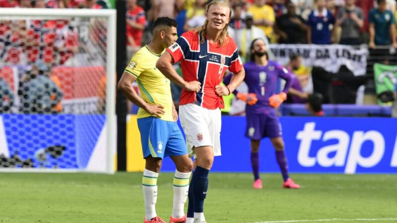 A provocação de Haaland nas redes sociais após eliminar Brasil na Copa