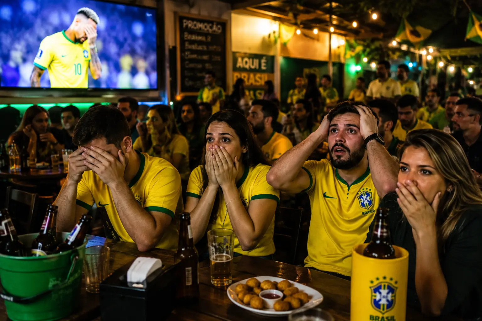 Bares de Goiânia se reinventam após saída do Brasil da Copa