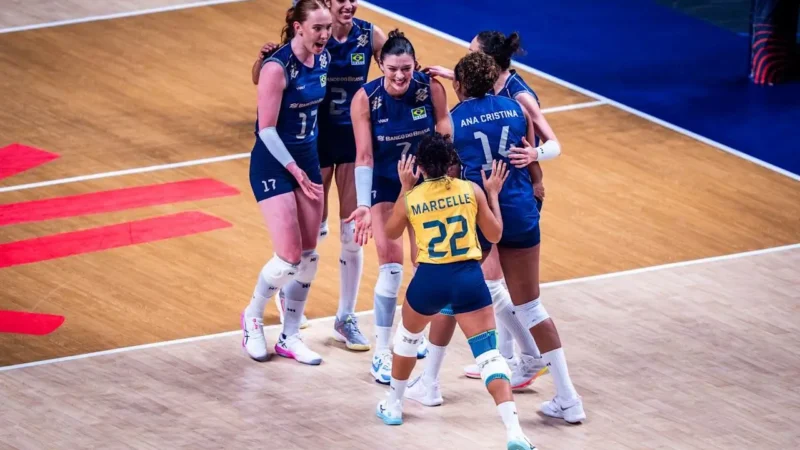 Brasil derrota Itália e está na final da Liga das Nações de Vôlei