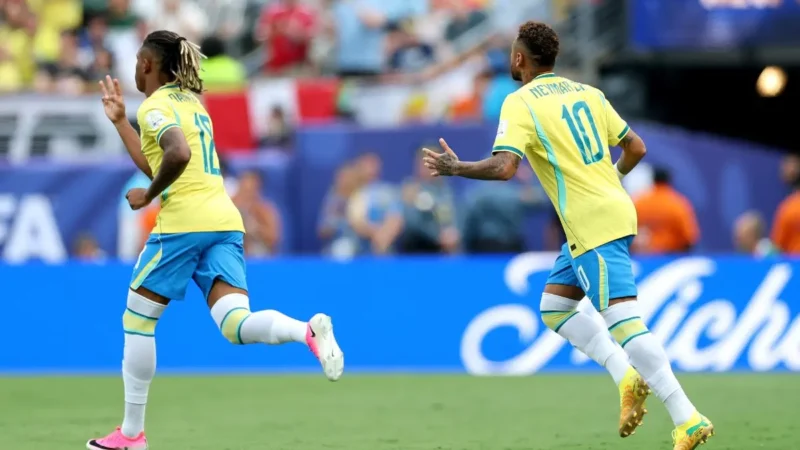 Brasil x Noruega: Neymar e Endrick entram em campo