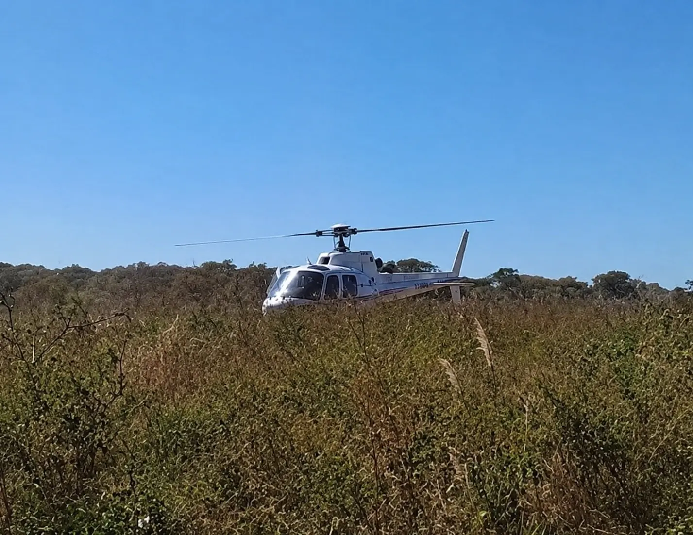Comandante do Giro sofre acidente de moto e é levado de helicóptero ao Hugol em estado grave