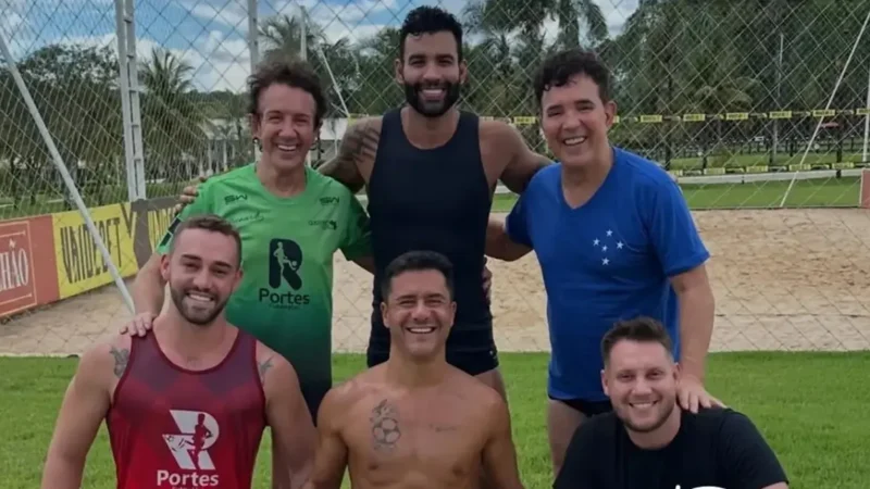 Di Paullo & Paulino se reúnem com Gusttavo Lima; vídeo