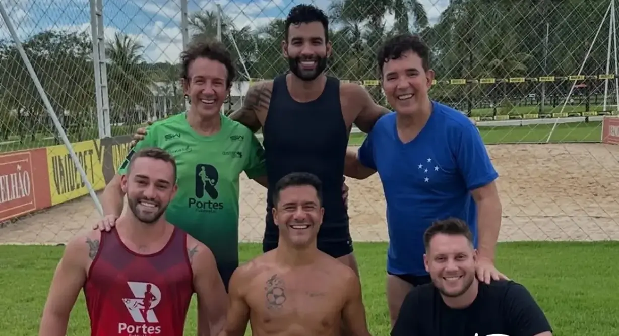 Di Paullo & Paulino se reúnem com Gusttavo Lima; vídeo