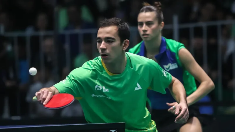 Dupla brasileira fica com o vice no WTT Star Contender