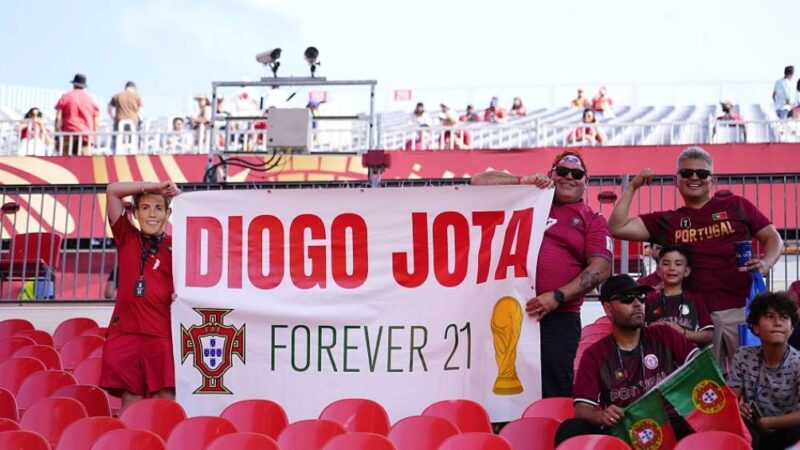 Portugal presta tributo a Diogo Jota um ano após a morte do jogador