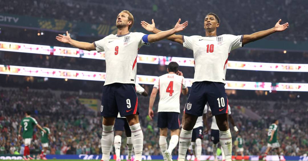 Inglaterra vence México com dois gols de Bellingham em jogo elétrico e encara Noruega