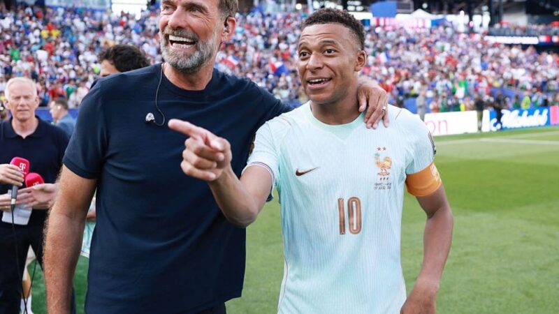 Klopp relembra estratégia do Liverpool na tentativa de contratar Mbappé