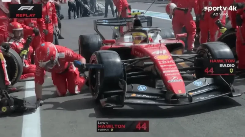 Hamilton desabafa após atropelar mecânico da Ferrari