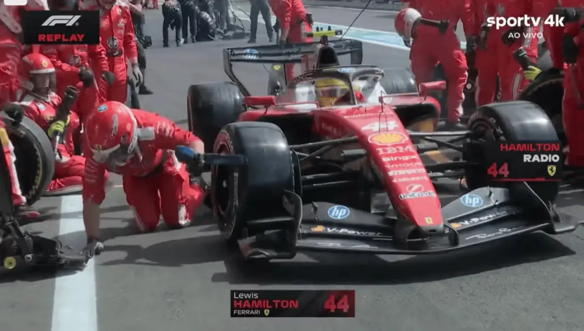 Hamilton desabafa após atropelar mecânico da Ferrari