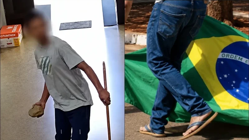 Homem depreda prefeitura em Bela Vista de Goiás; vídeo