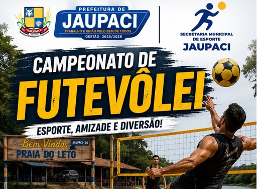 Jaupaci realiza Campeonato de Futevôlei na Praia do Leto
