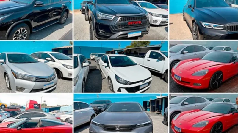 Leilão tem Corvette, BMW e Hilux em Goiás