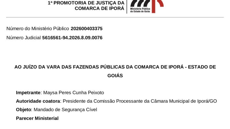 MP manifesta que CPI pode ter continuidade para apurar as denúncias