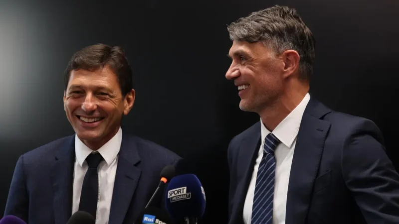 Maldini e Leonardo renunciam cargos na Federação Italiana