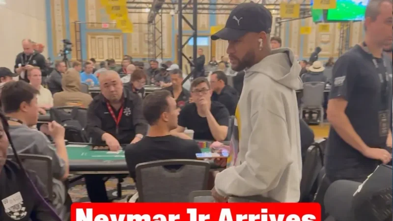 Neymar vai a torneio de poker em Las Vegas
