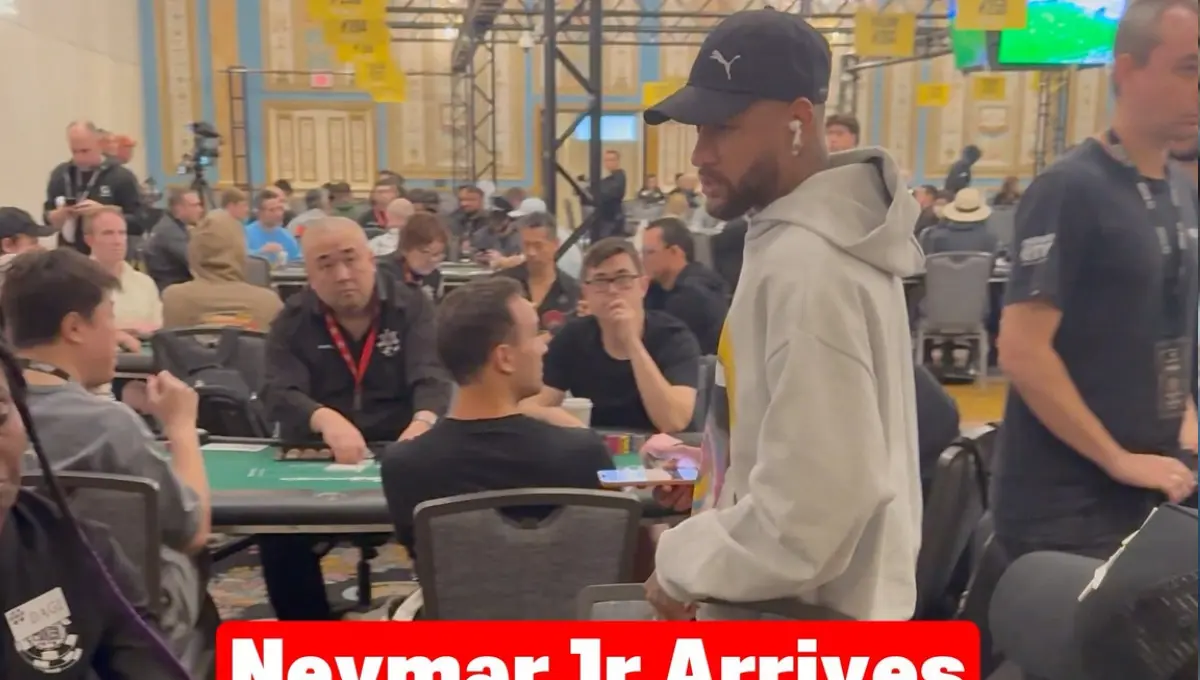 Neymar vai a torneio de poker em Las Vegas