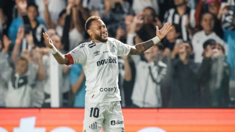 Neymar volta a fazer gol e provoca com gesto de pôquer