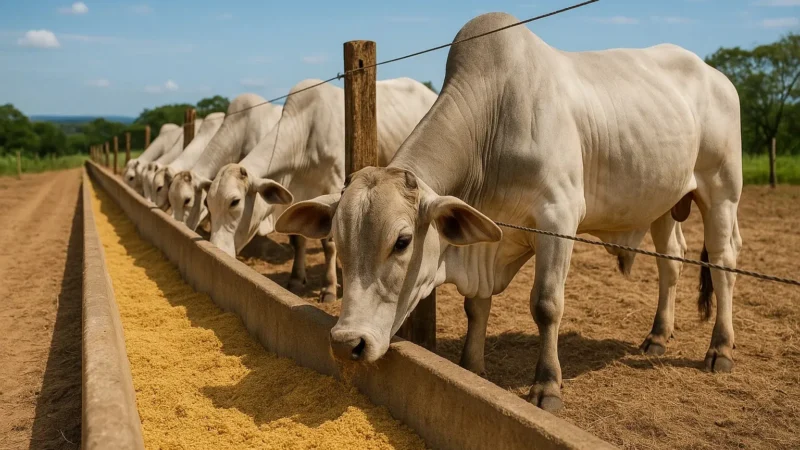 Queda do milho pode pressionar cadeia da carne em Goiás