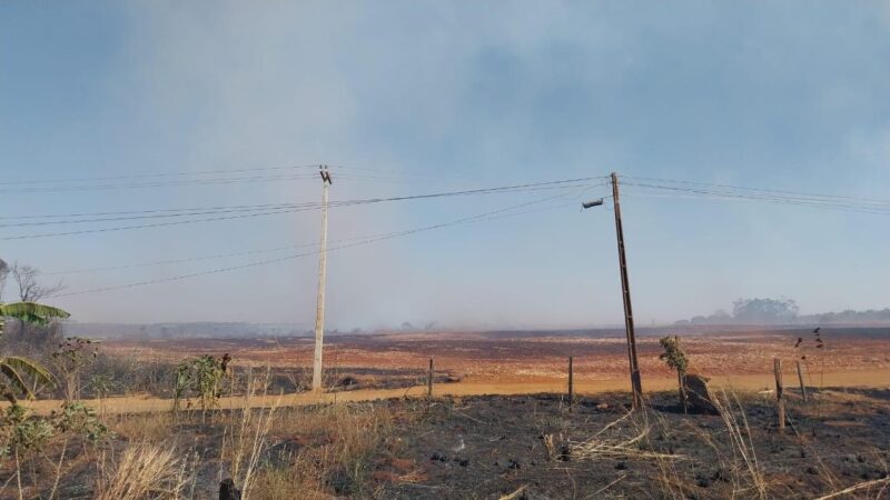 Queimadas ameaçam fornecimento de energia em Goiás
