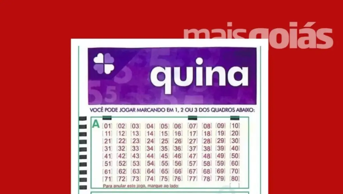 Quina 7069: resultado e prêmios para Goiás