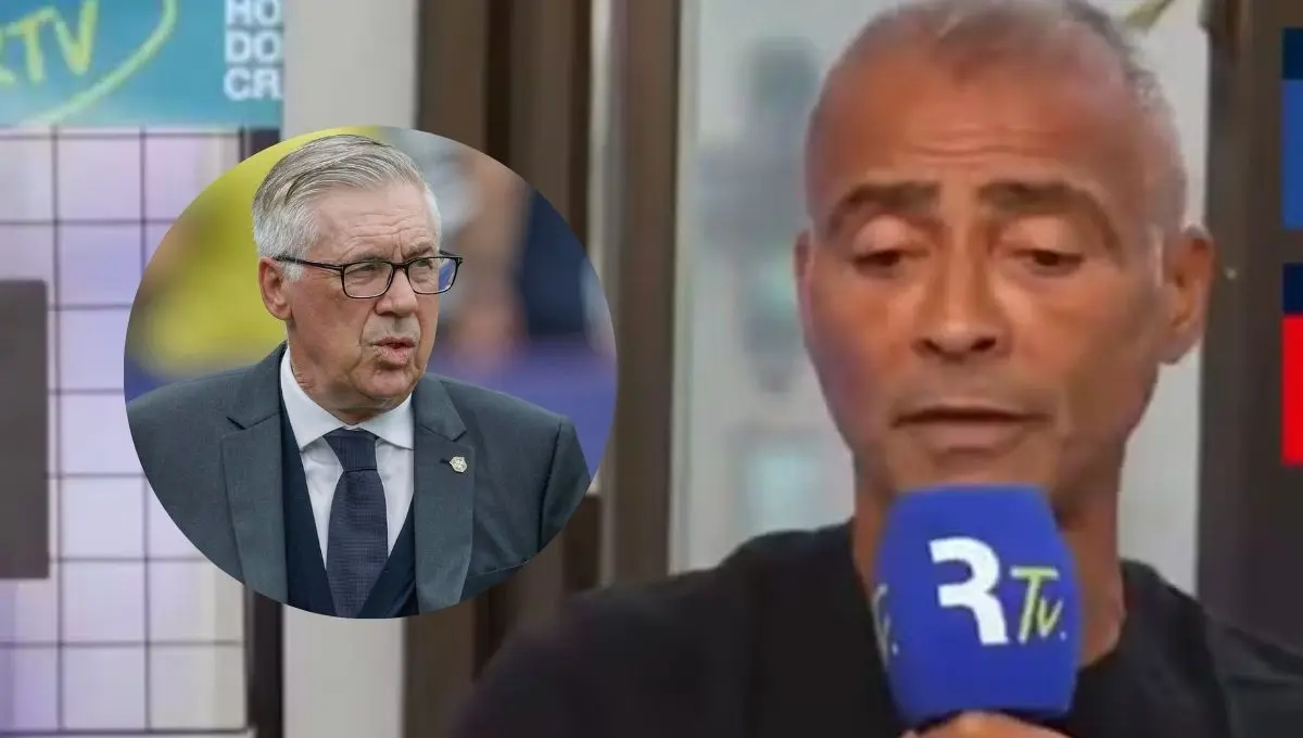 Romário diz que se comandasse a CBF teria demitido Ancelotti ainda no vestiário 