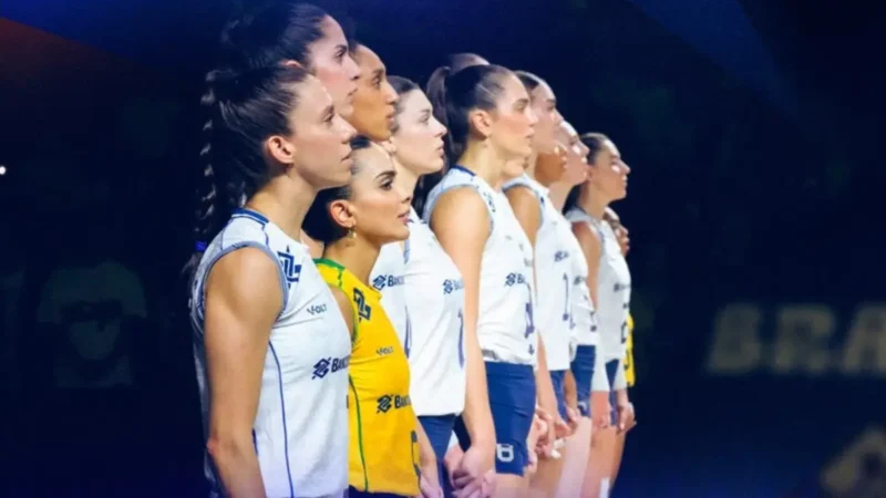 Seleção feminina perde a 2ª na Liga das Nações de Vôlei