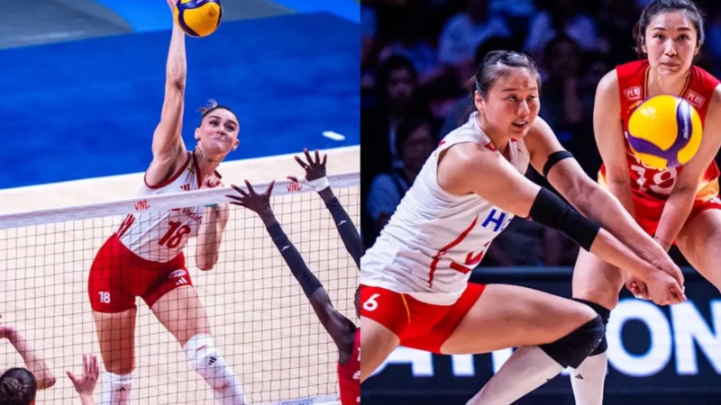 Turquia vence o Canadá e China surpreende os EUA na VNL