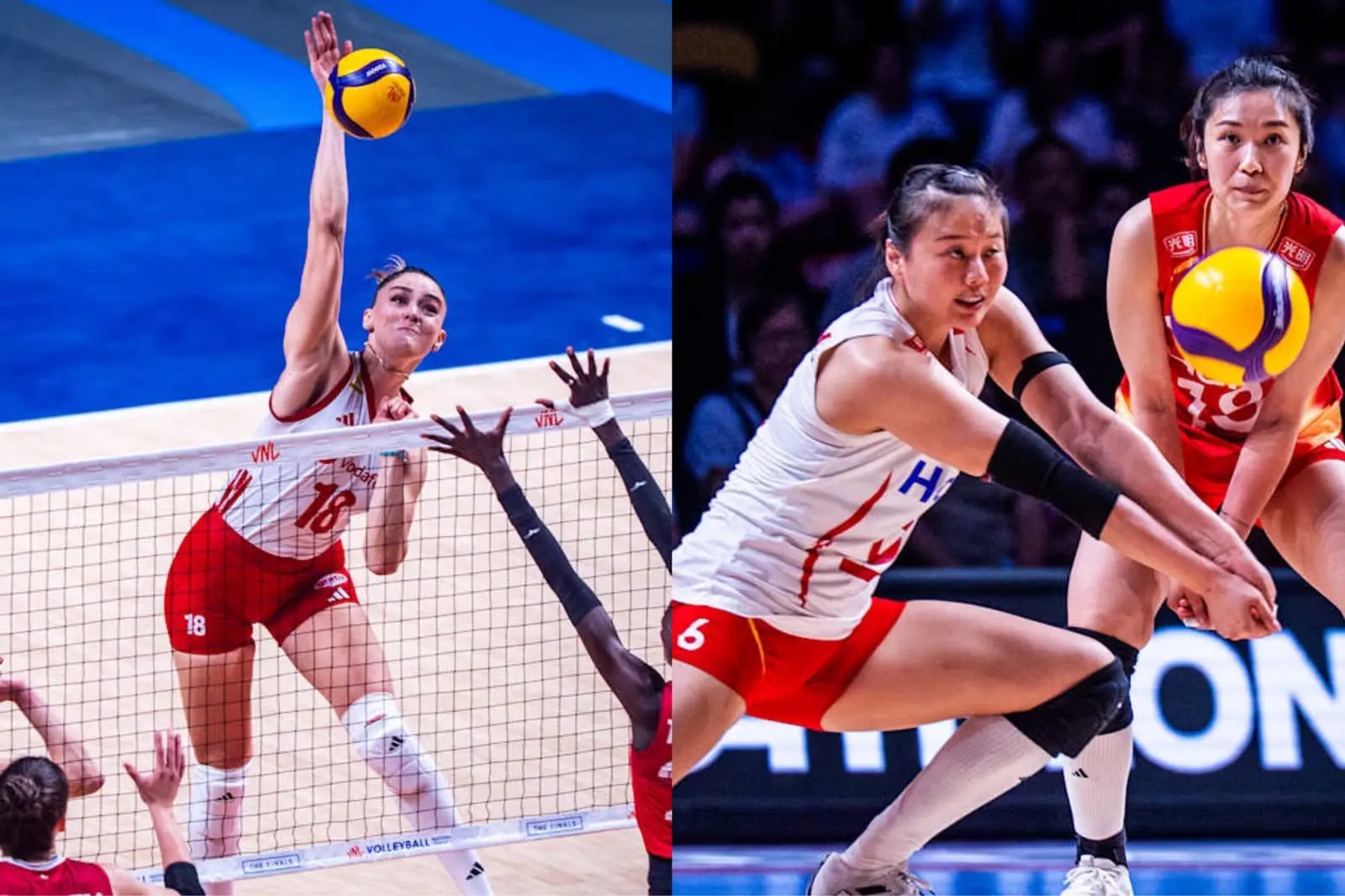 Turquia vence o Canadá e China surpreende os EUA na VNL