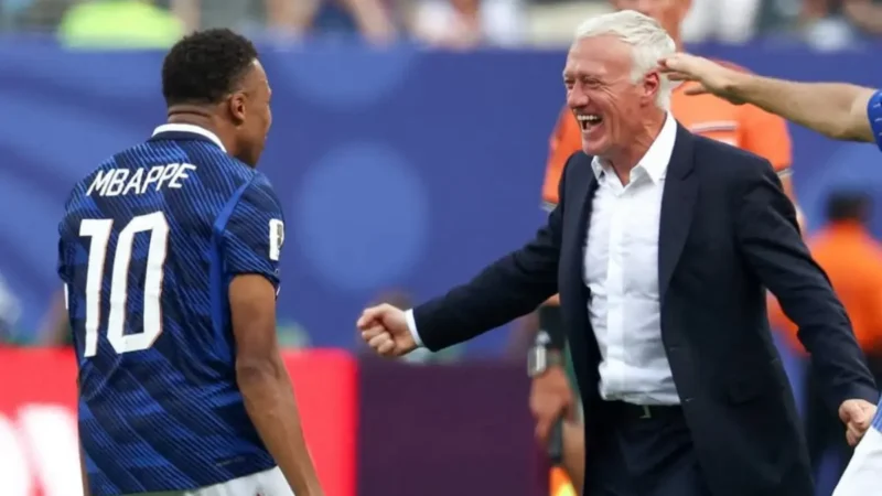 Veja homenagem de Mbappé a Deschamps