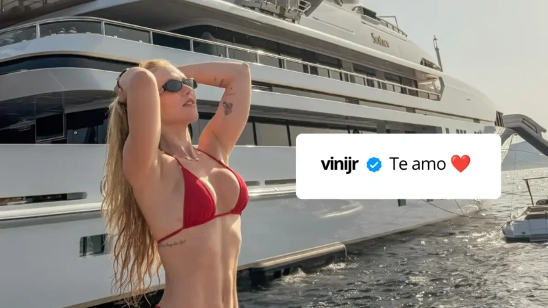 Vini Jr. se declara para Virginia após passeio na Itália: ‘Te amo’