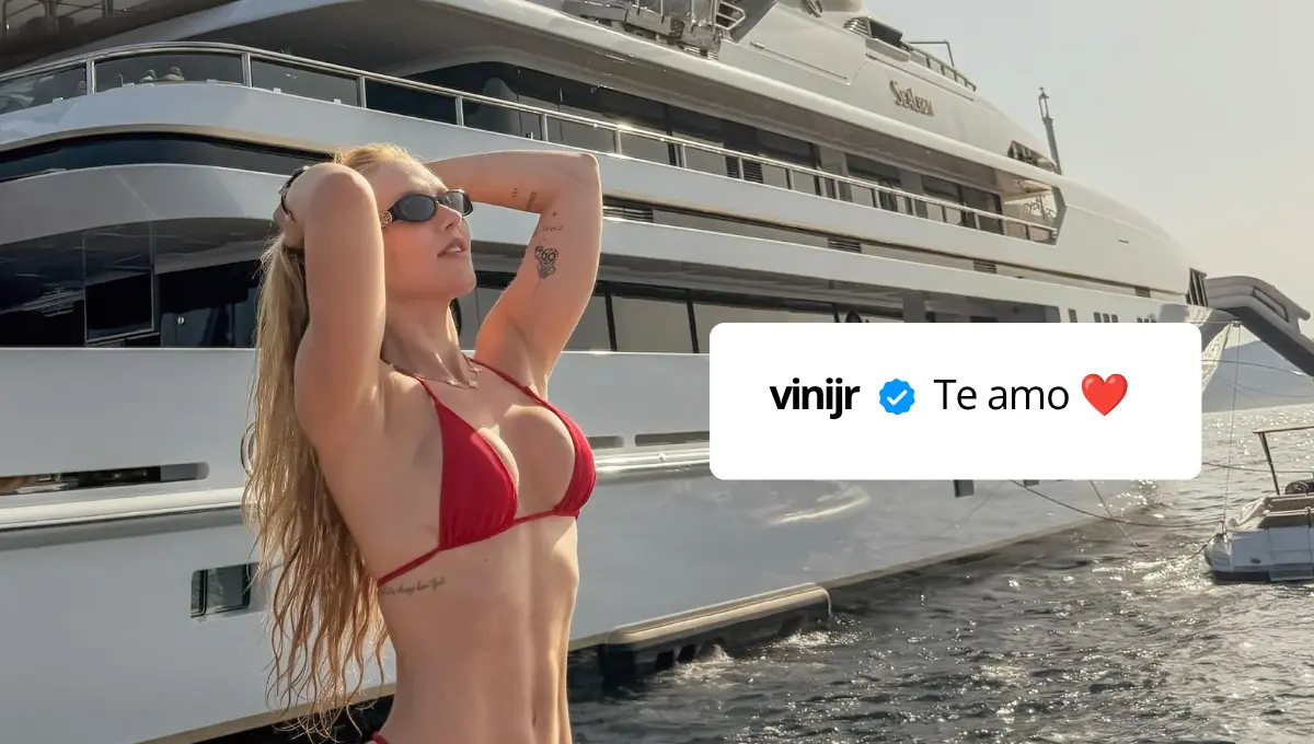 Vini Jr. se declara para Virginia após passeio na Itália: ‘Te amo’