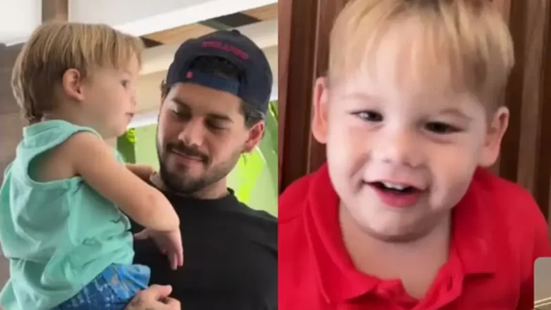 Zé Felipe em vídeo de filho com conotação sexual; assista