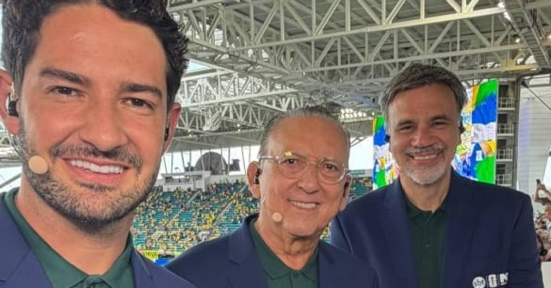 Pato ironiza climão com Galvão após vitória do Brasil