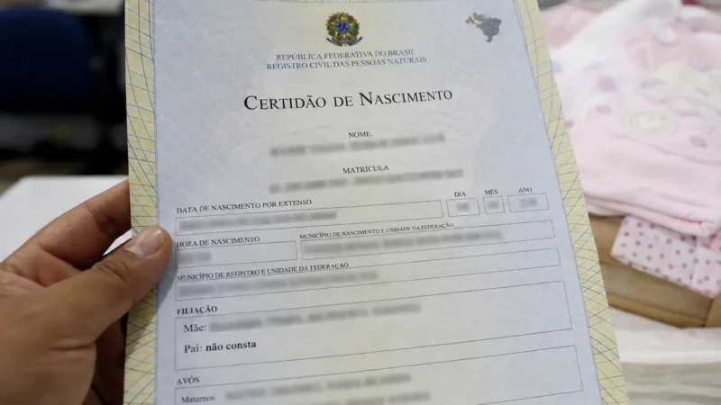 5,2 mil crianças são registradas por ano sem nome do pai em GO