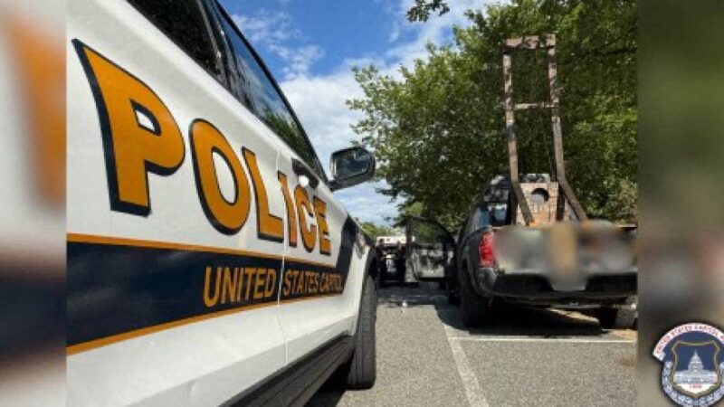 Polícia dos EUA prende homem perto do Capitólio com guilhotina na caçamba de caminhonete