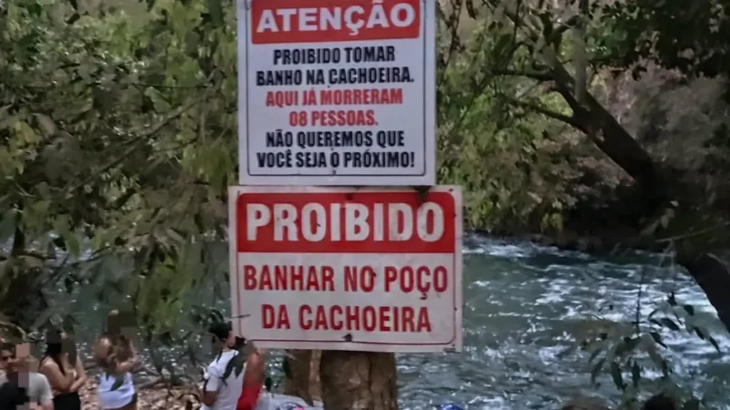 Adolescente morre afogado em área proibida para banhistas, em Rio Verde
