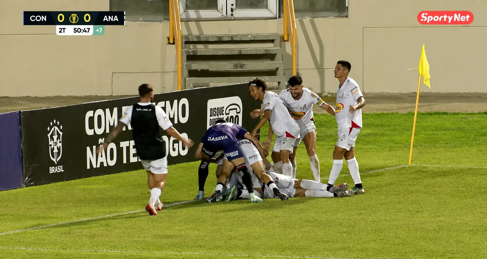 Anápolis marca no fim, vence o Confiança e garante vitória; confira o gol