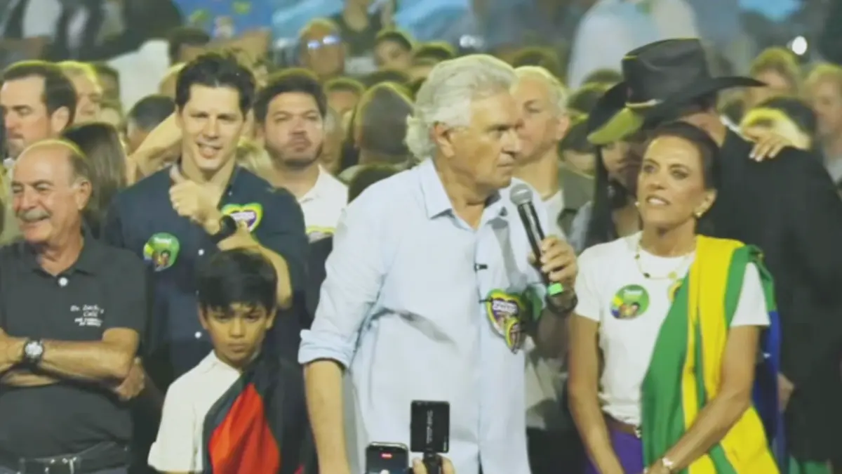 Caiado chama Lula e Flávio para o debate: ‘amarelaram’