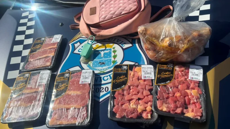 Homem é preso após furtar R$ 200 em carne em Jataí