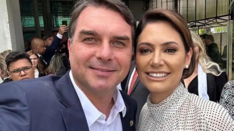 O recado de contrariedade de Michelle mesmo depois de gravar vídeos de campanha com Flávio