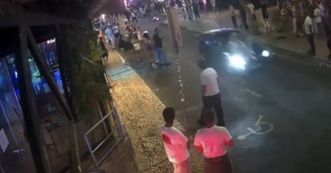 Vídeo: motorista bêbado atropela 12 pessoas em Portugal e é detido pela polícia