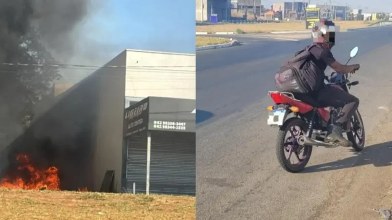 Jovem é preso por provocar incêndios criminosos em Goiânia