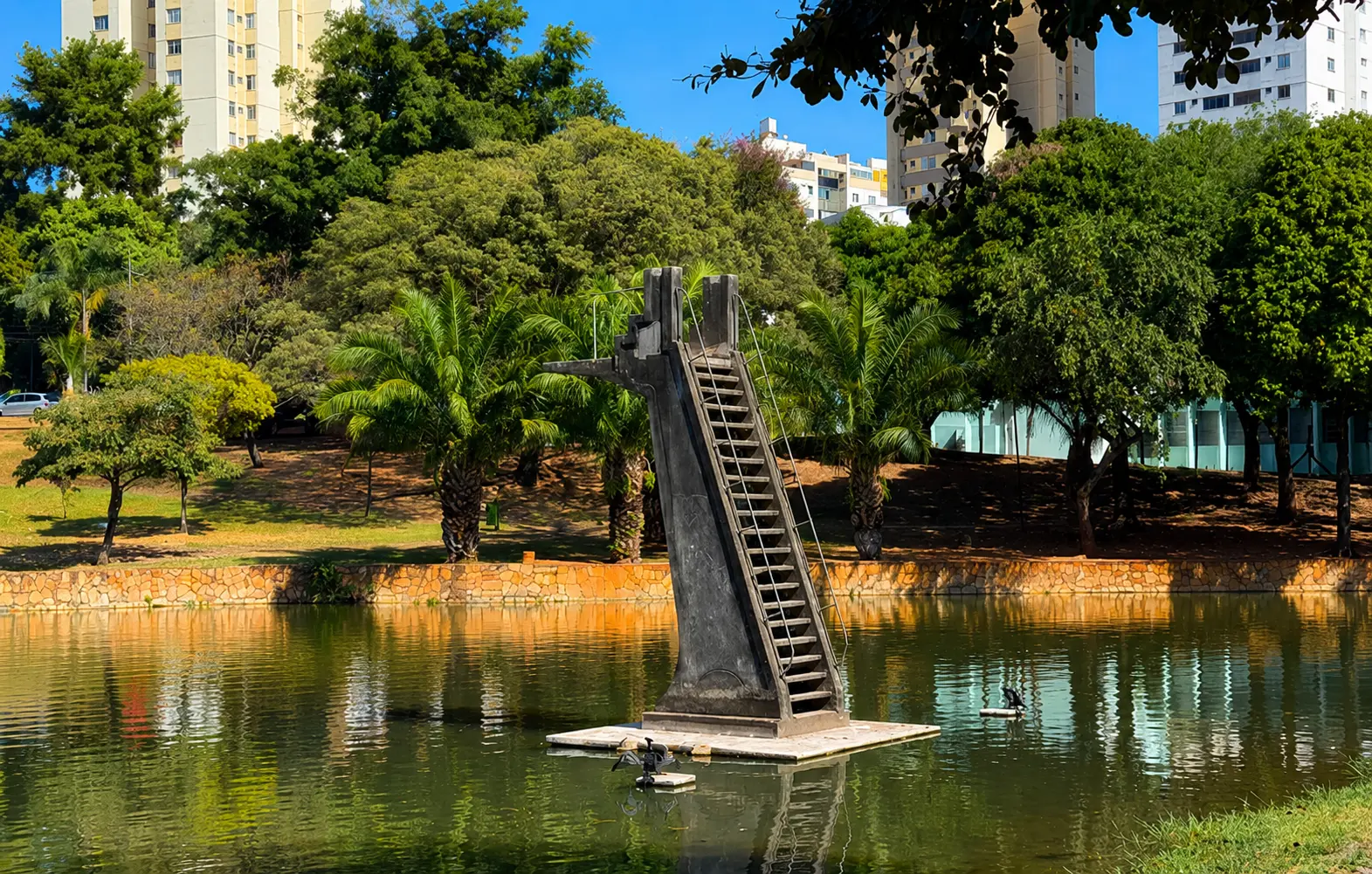 Lago das Rosas já foi balneário público