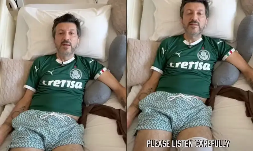 Lito Sousa faz apelo em vídeo para ter tratamento experimental