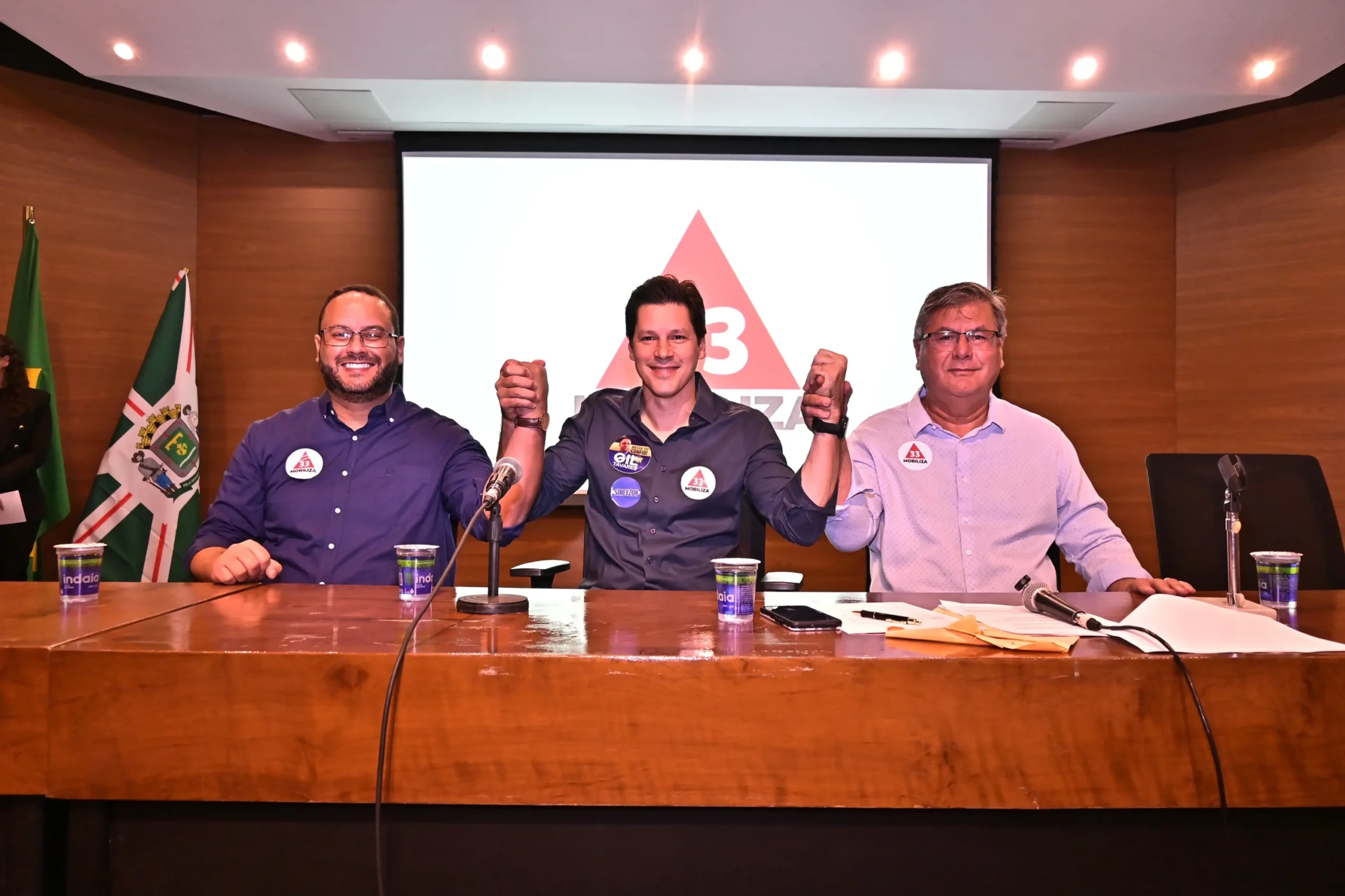 Mobiliza oficializa apoio à reeleição de Daniel Vilela e fecha aliança com Gustavo Mendanha ao Senado