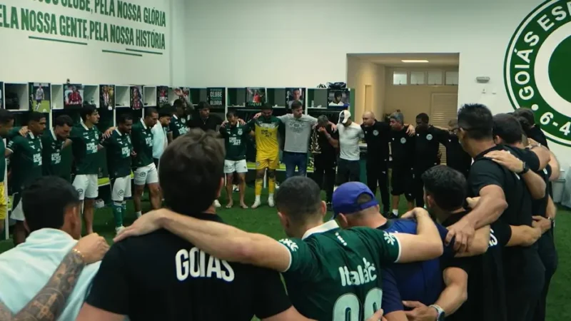 Técnico do Goiás fez discurso motivador antes de vitória na série B