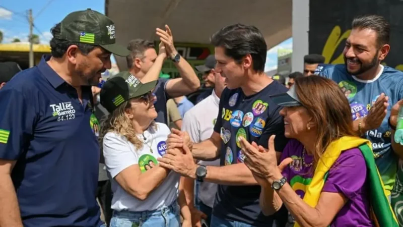 Vice-prefeita do PL declara apoio a Daniel Vilela em carreata