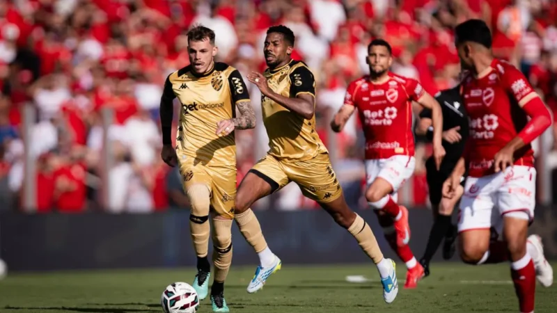 Vila Nova termina primeiro tempo em desvantagem contra o Sport