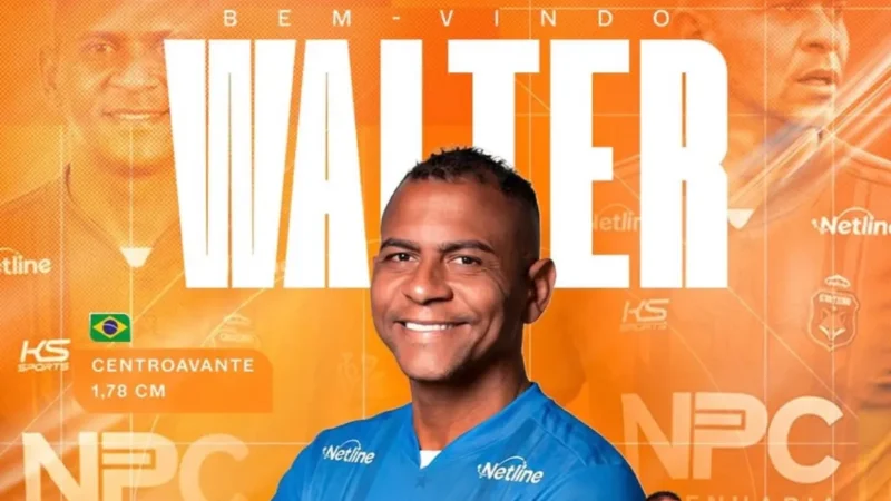 Walter é anunciado pelo Cruzeiro-PB após deixar o Tupy-GO