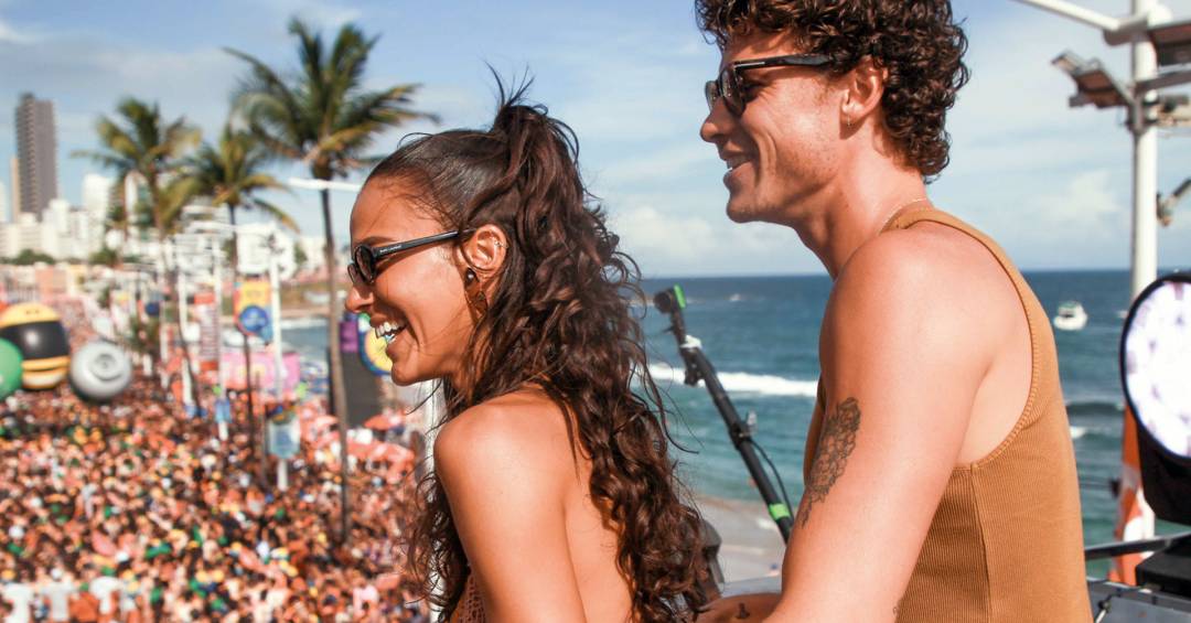 A reação de fiéis a Shawn Mendes em culto evangélico com Bruna Marquezine